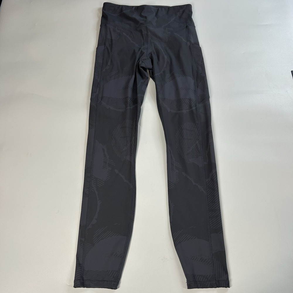 Vuori Stride Leggings Women's XS Gray Leaf Athleisure Pockets